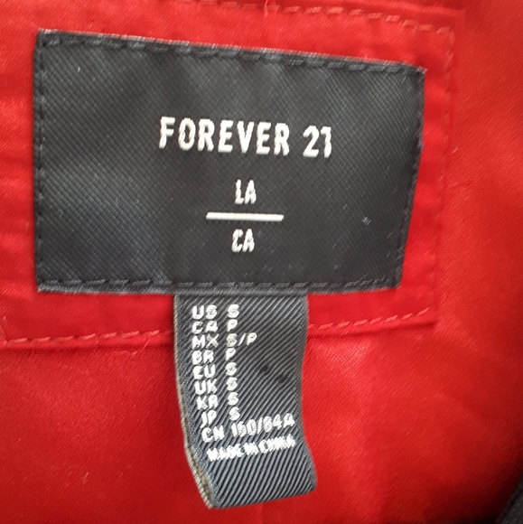 Forever 21, small size, black and red. - Picture 2 of 3